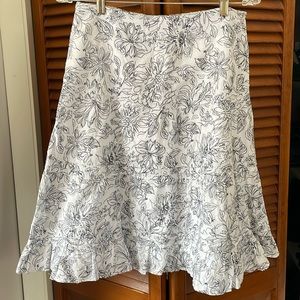 Christopher &Banks Size 10 Lightweight,lined, summer skirt! So cute!!